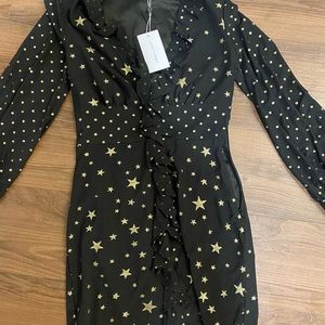 Lovers + Friends Sparkly black dress